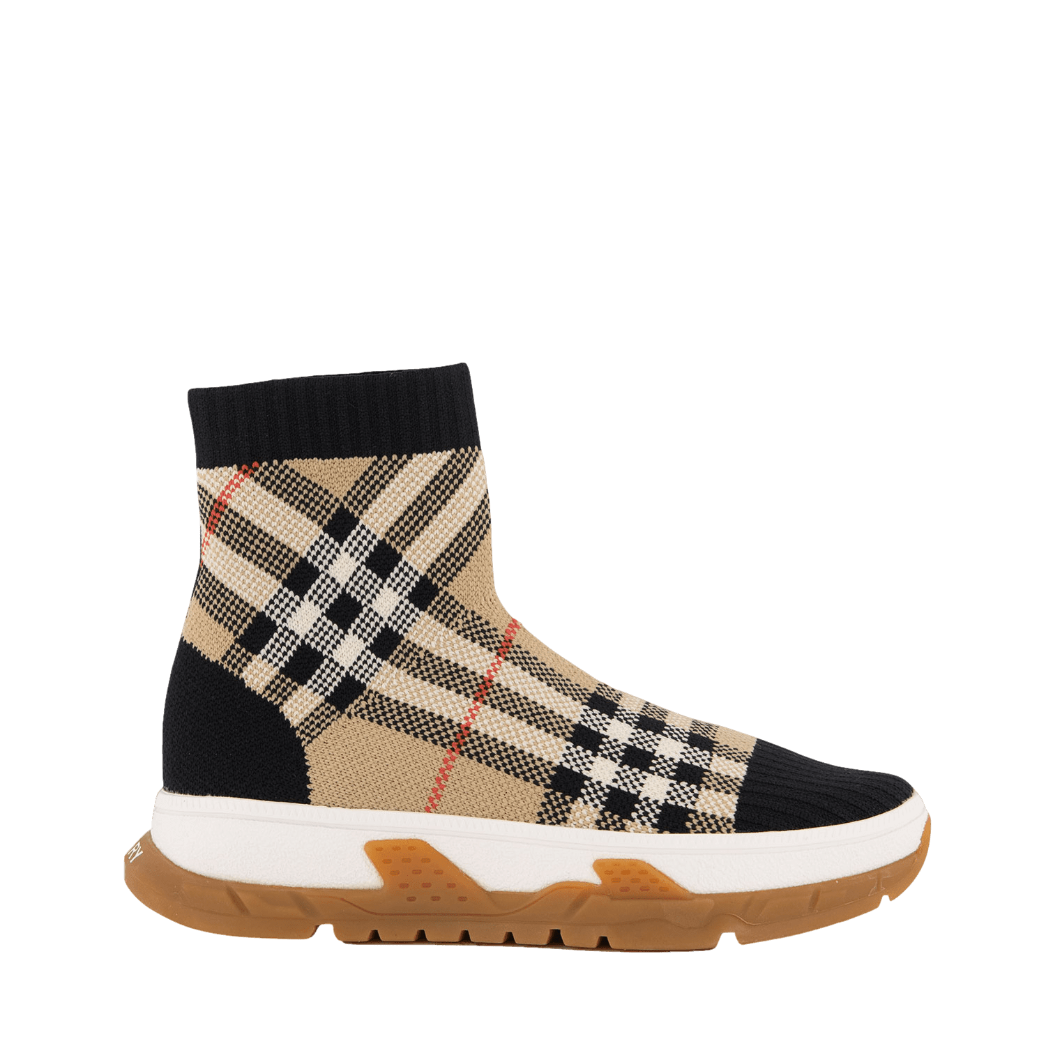 Burberry sneakers kids black hotsell