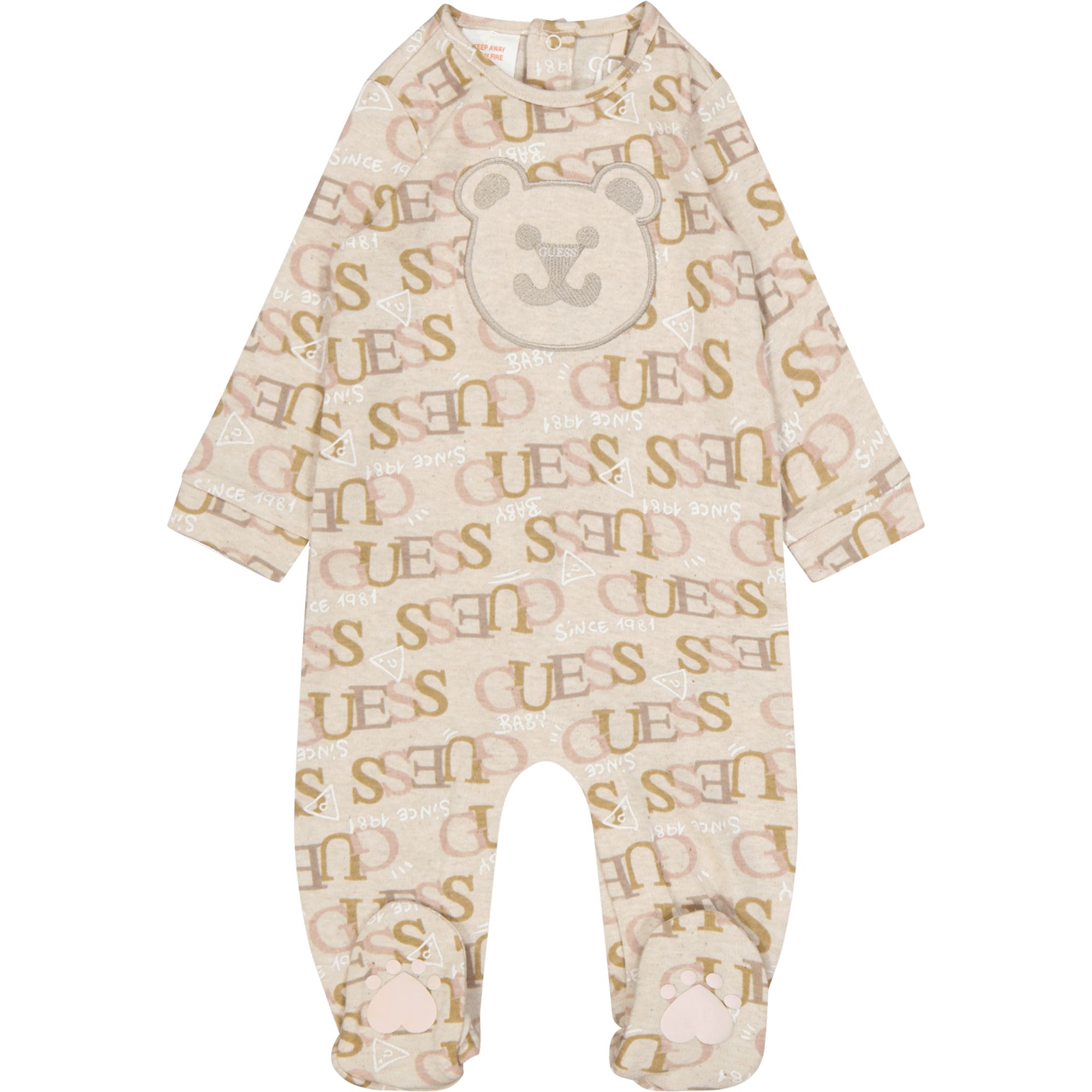 Guess Baby Unisex Boxpakje Licht Beige Superstellar