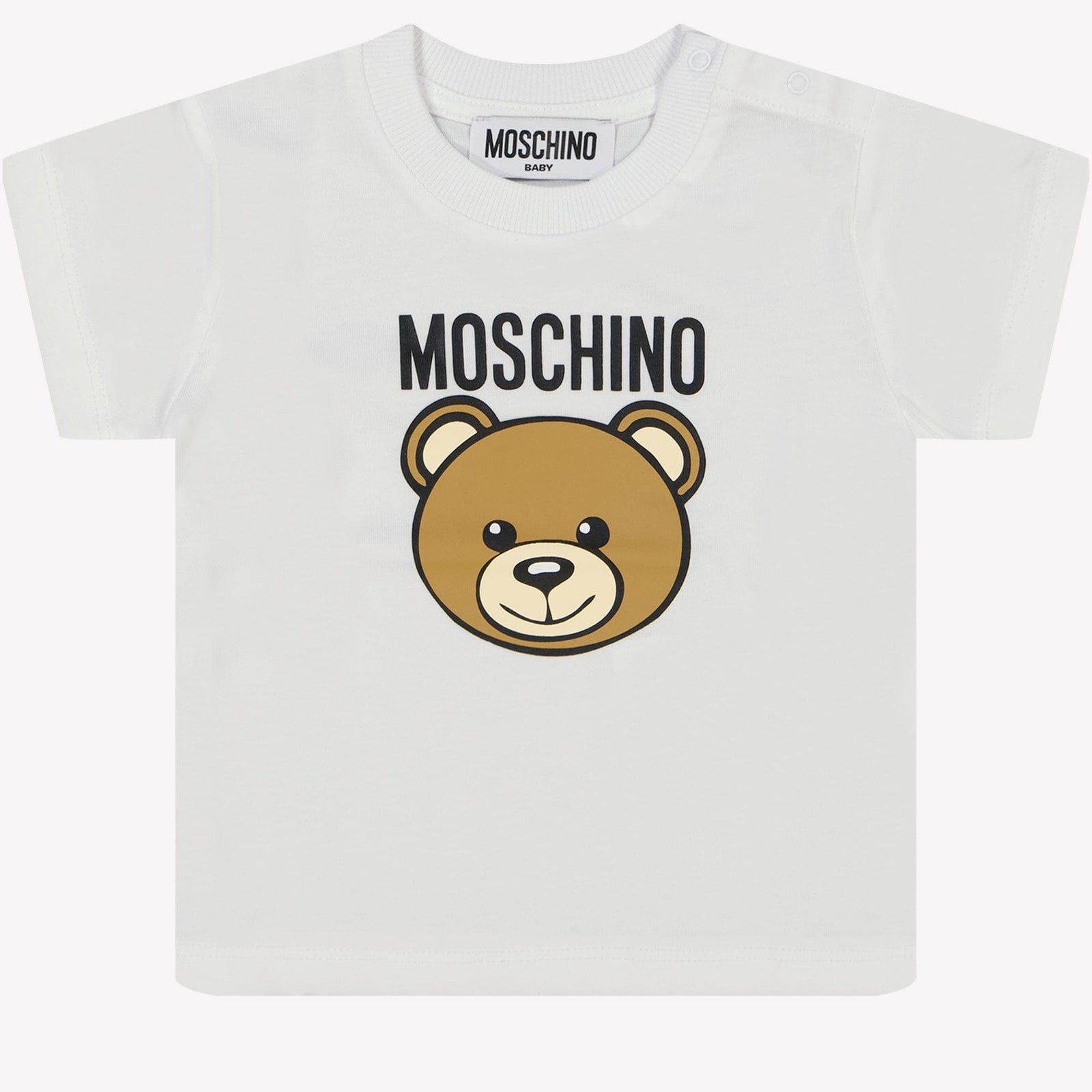 Moschino Baby Unisex T-Shirt Wit 3/6