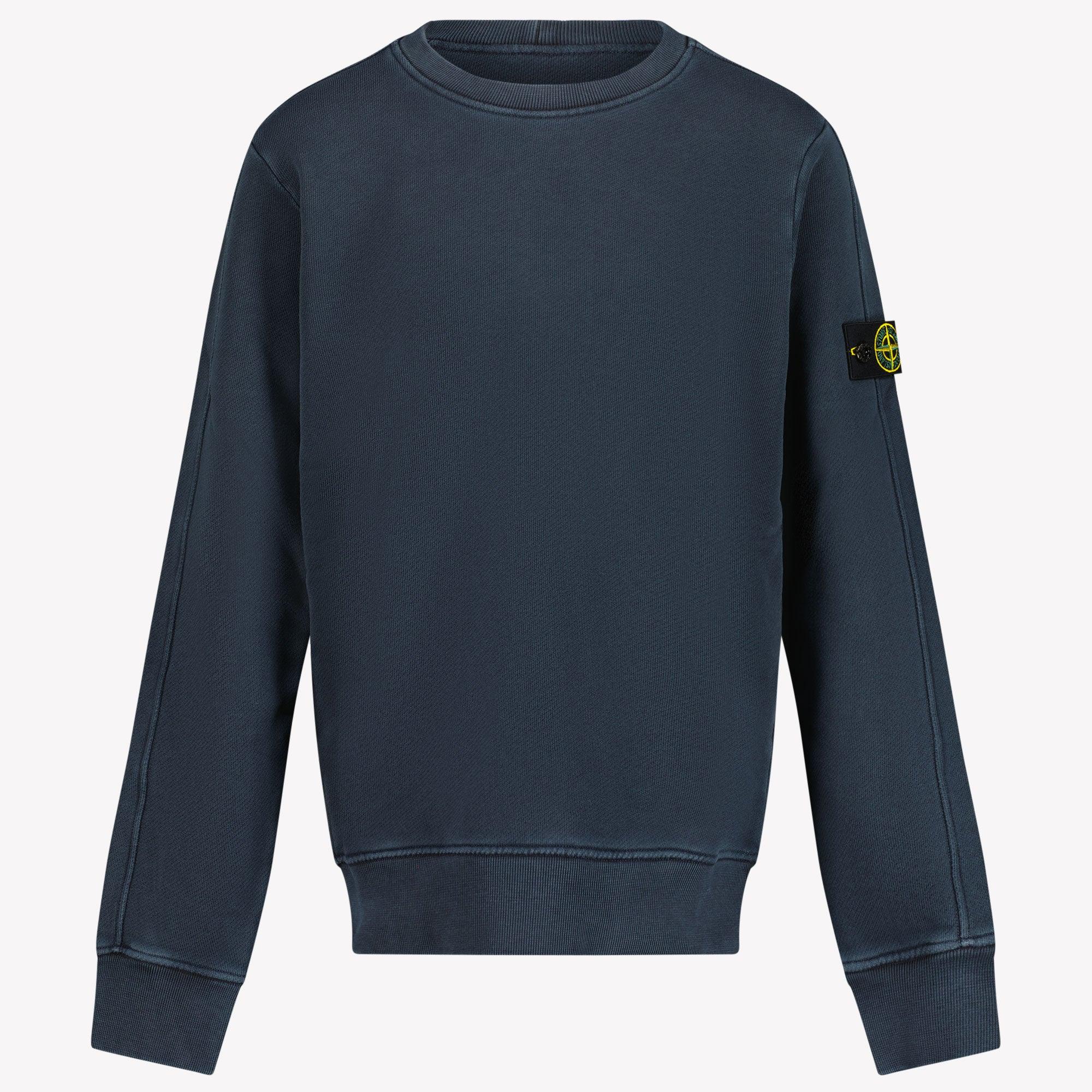 Stone Island Jongens Trui Navy Superstellar