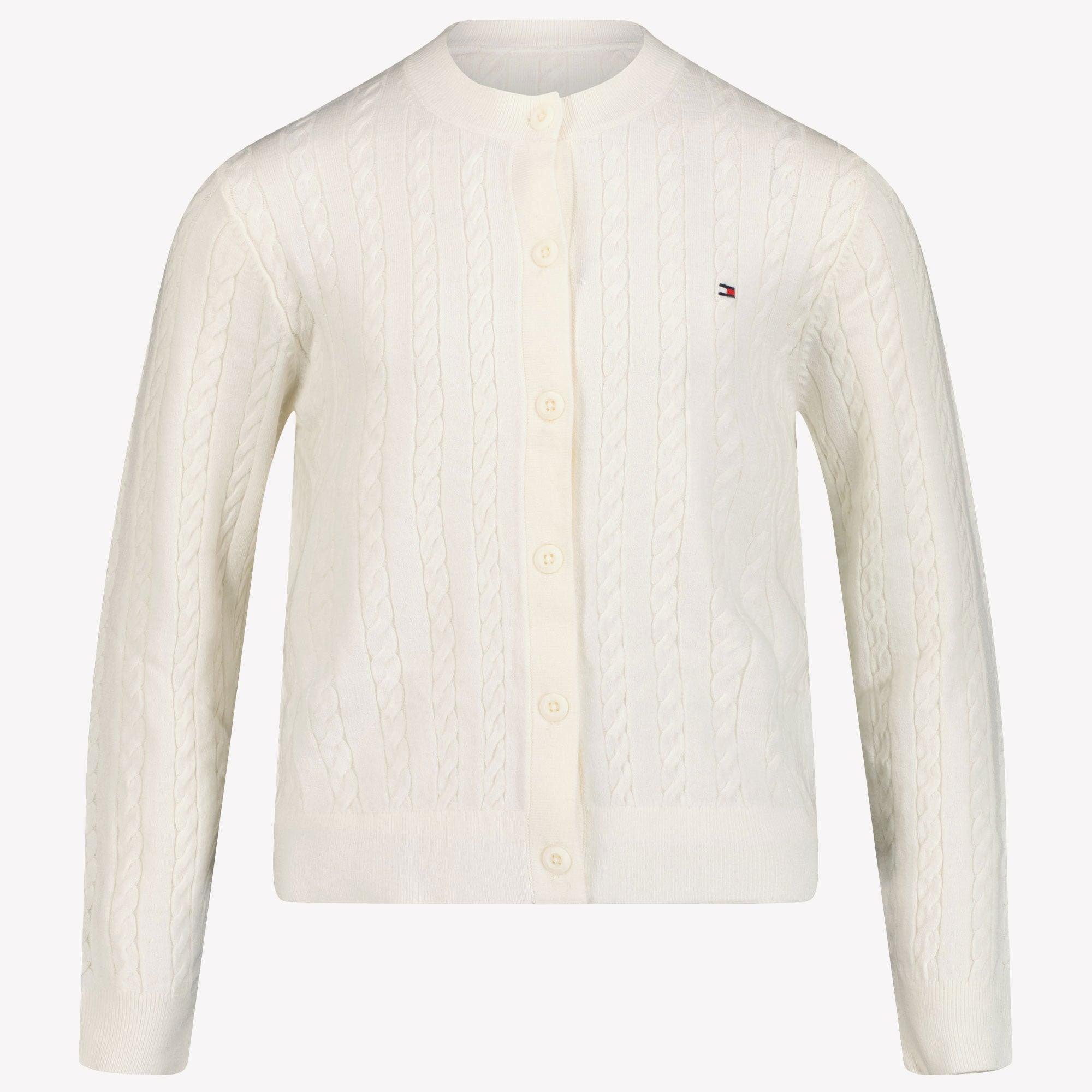 Tommy Hilfiger Kinder Meisjes Vest Off White