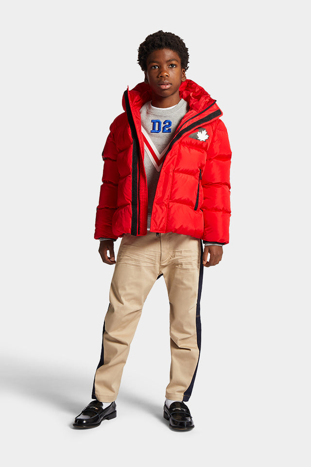 Dsquared2 Jongens Winterjas Rood