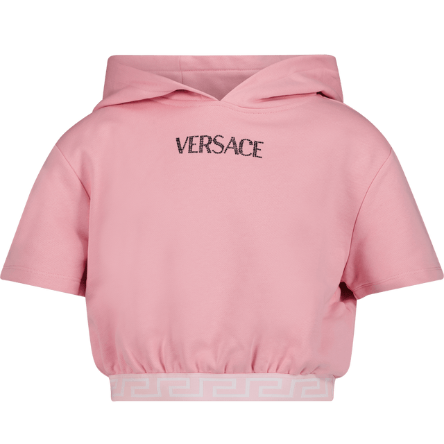 Versace Kinder Meisjes T-Shirt Licht Roze 4Y