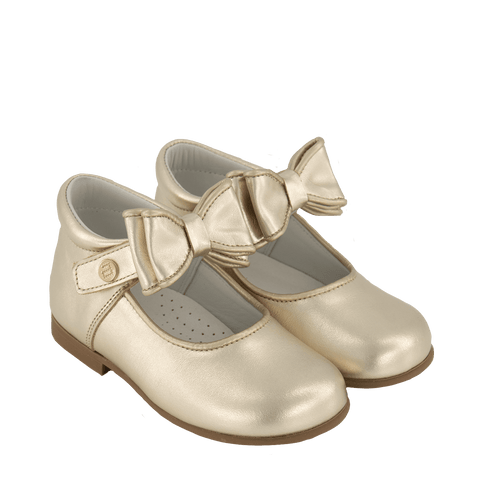 Andanes Kids Girls Shoes Gold