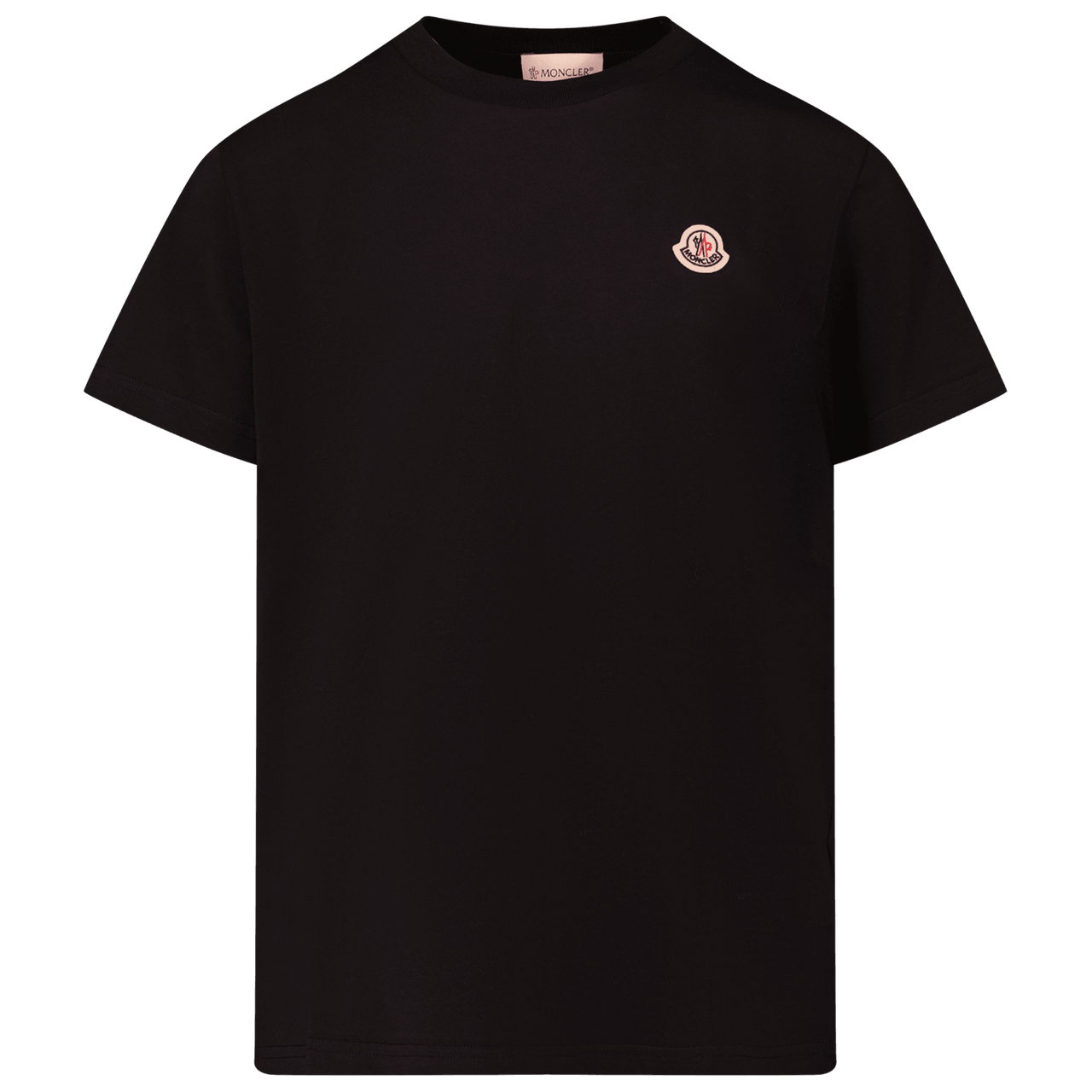 Moncler Kinder Unisex T-Shirt Zwart 4Y