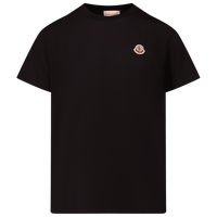 Moncler Kinder Unisex T-Shirt Zwart 4Y