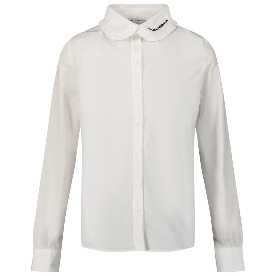Dolce & Gabbana Kinder Meisjes Blouse Wit