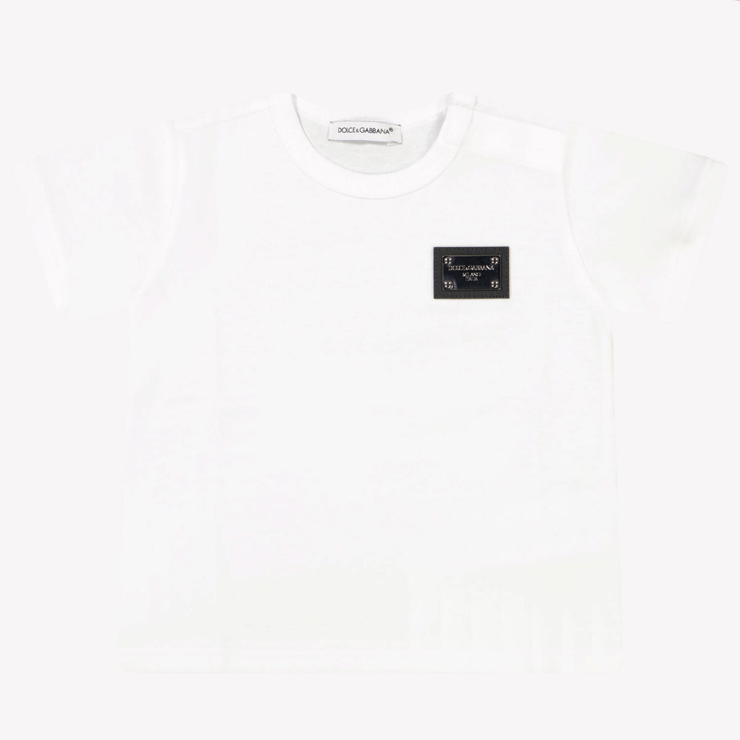 Dolce & Gabbana Baby Boys T-Shirt in White