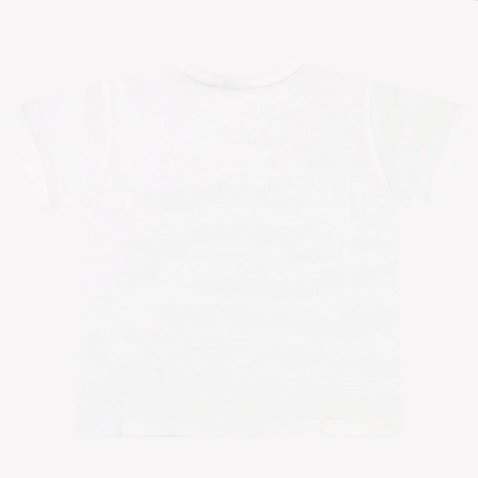 Dolce & Gabbana Baby Jongens T-Shirt In Wit