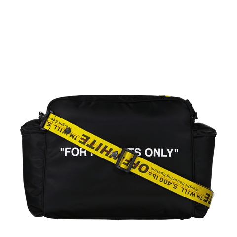 Off-White Baby Unisex Luiertas In Zwart