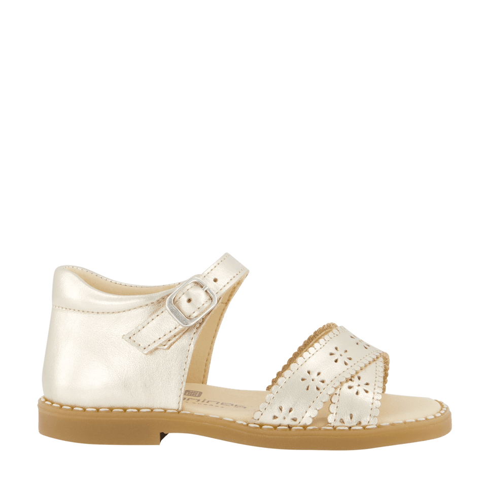 Andanines Kinder Meisjes Sandalen Goud 19