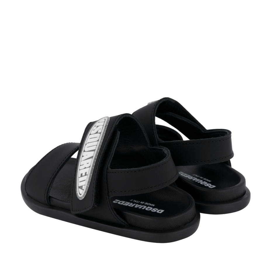 Dsquared2 Kinder Unisex Sandalen Zwart