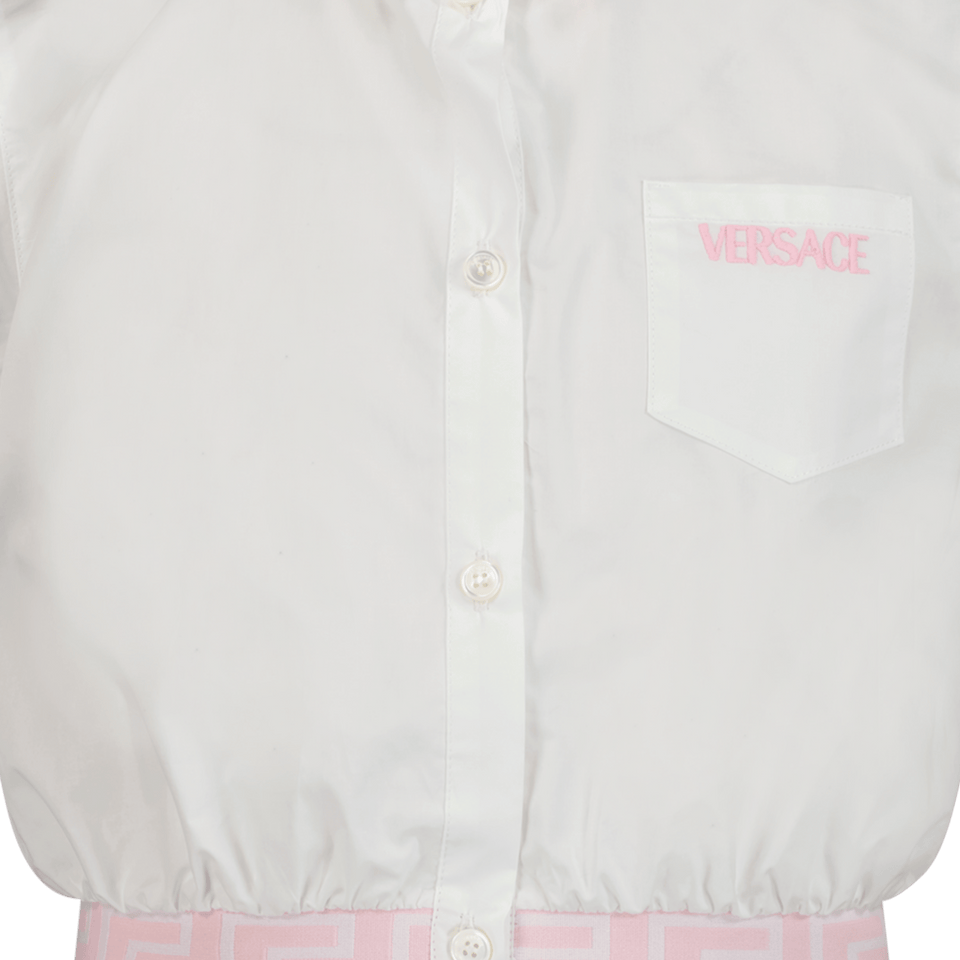 Versace Kinder Meisjes Blouse Wit