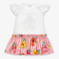 MonnaLisa Kinder Meisjes Jurk In Wit