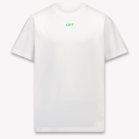 Off-White Kinder Jongens T-Shirt In Wit