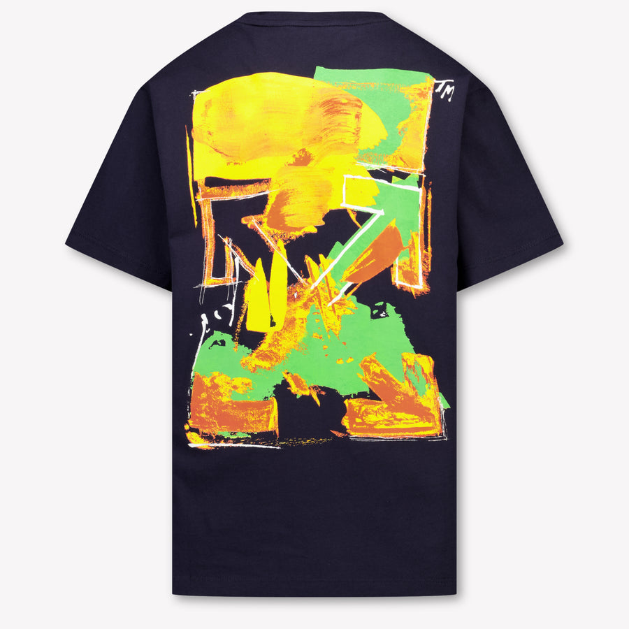 Off-White Kinder Jongens T-Shirt In Donker Blauw