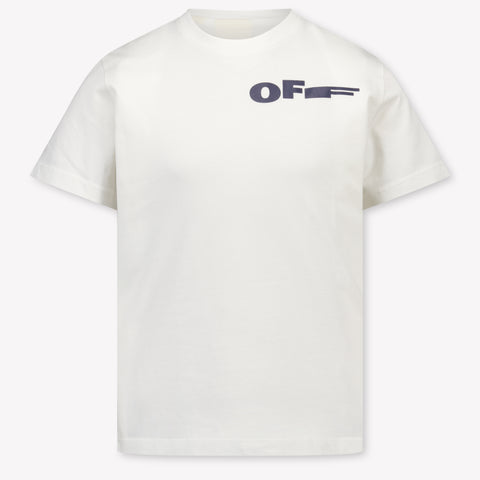 Off-White Kinder Jongens T-Shirt In Wit