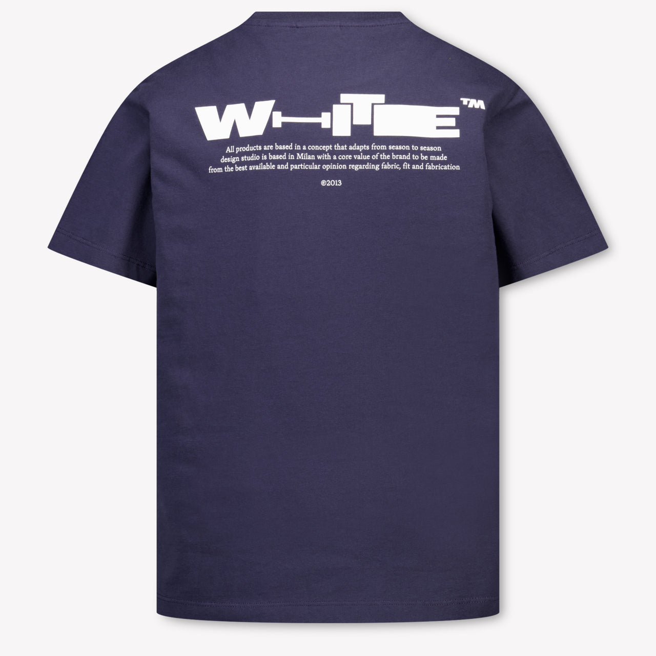 Off-White Kids Boys T-Shirt In Dark Blue