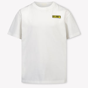 Off-White Kids Boys T-Shirt In White
