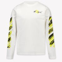Off-White Kinder Jongens T-Shirt In Wit
