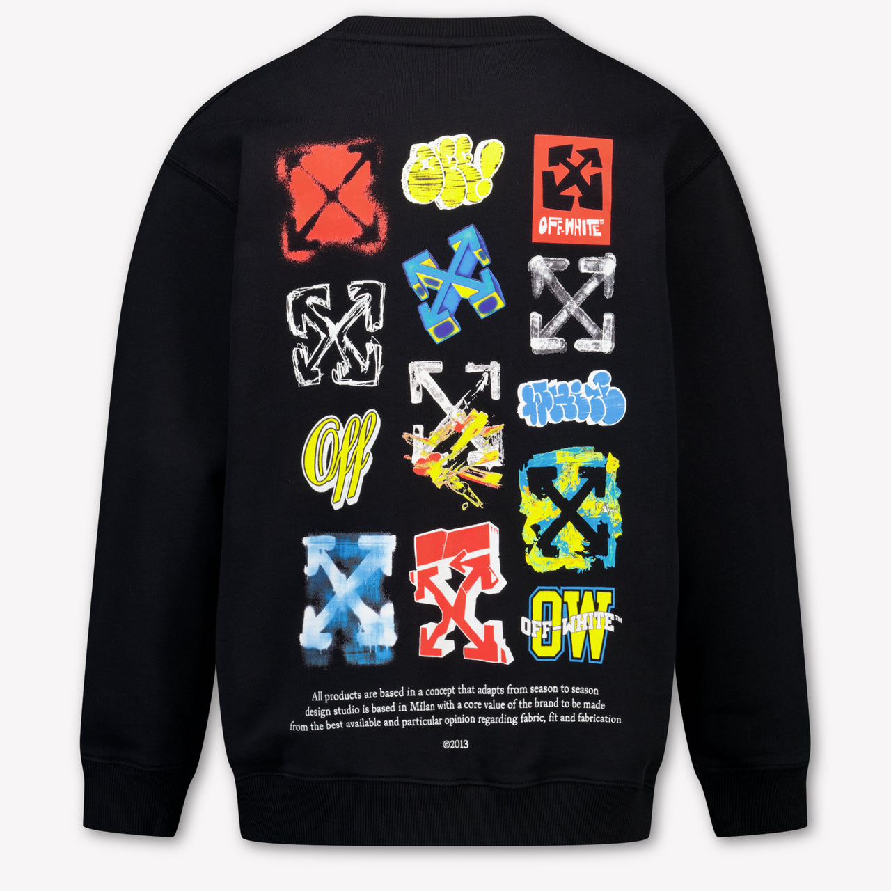 Off-White Kinder Jongens Trui In Zwart