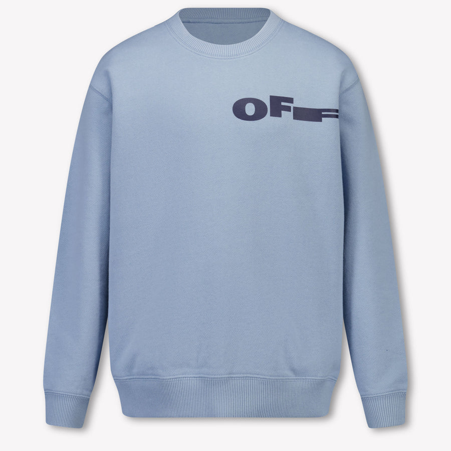Off-White Kinder Jongens Trui In Licht Blauw