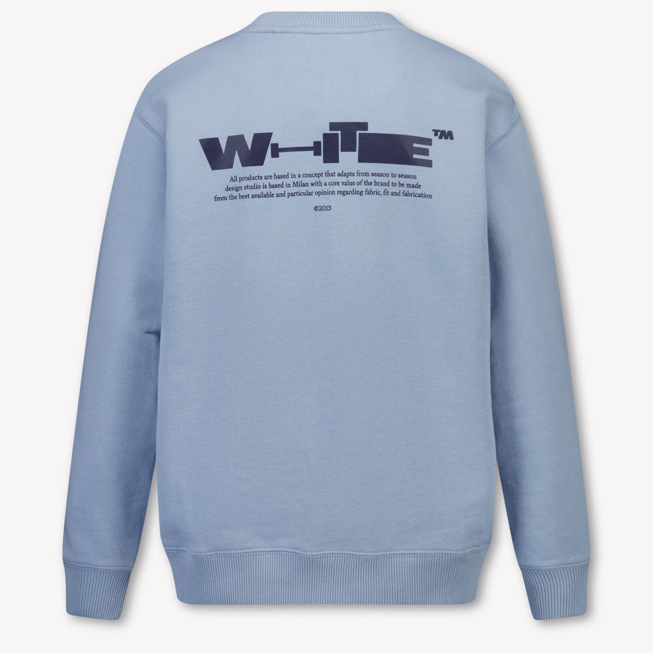 Off-White Kinder Jongens Trui In Licht Blauw