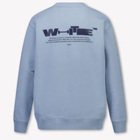 Off-White Kinder Jongens Trui In Licht Blauw