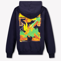 Off-White Kids Boys Cardigan In Dark Blue