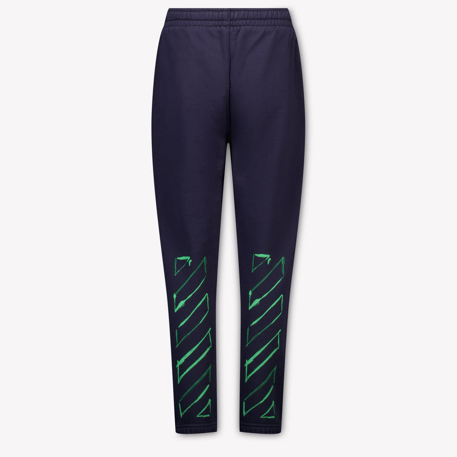Off-White Kinder Jongens Broek In Donker Blauw