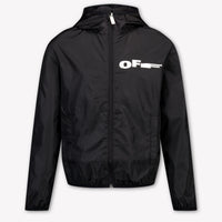 Off-White Kids Boys Summer jacket In Black