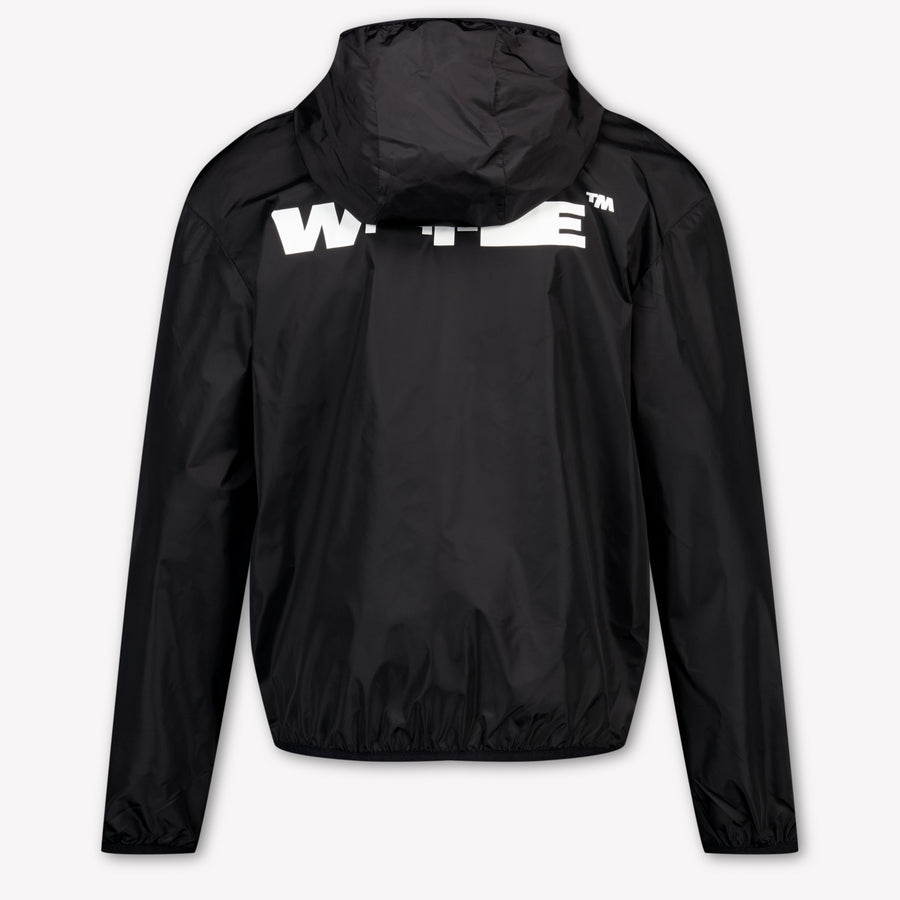Off-White Kids Boys Summer jacket In Black