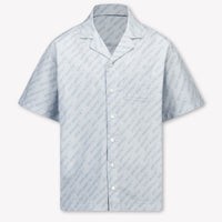 Off-White Kinder Jongens Blouse In Licht Blauw