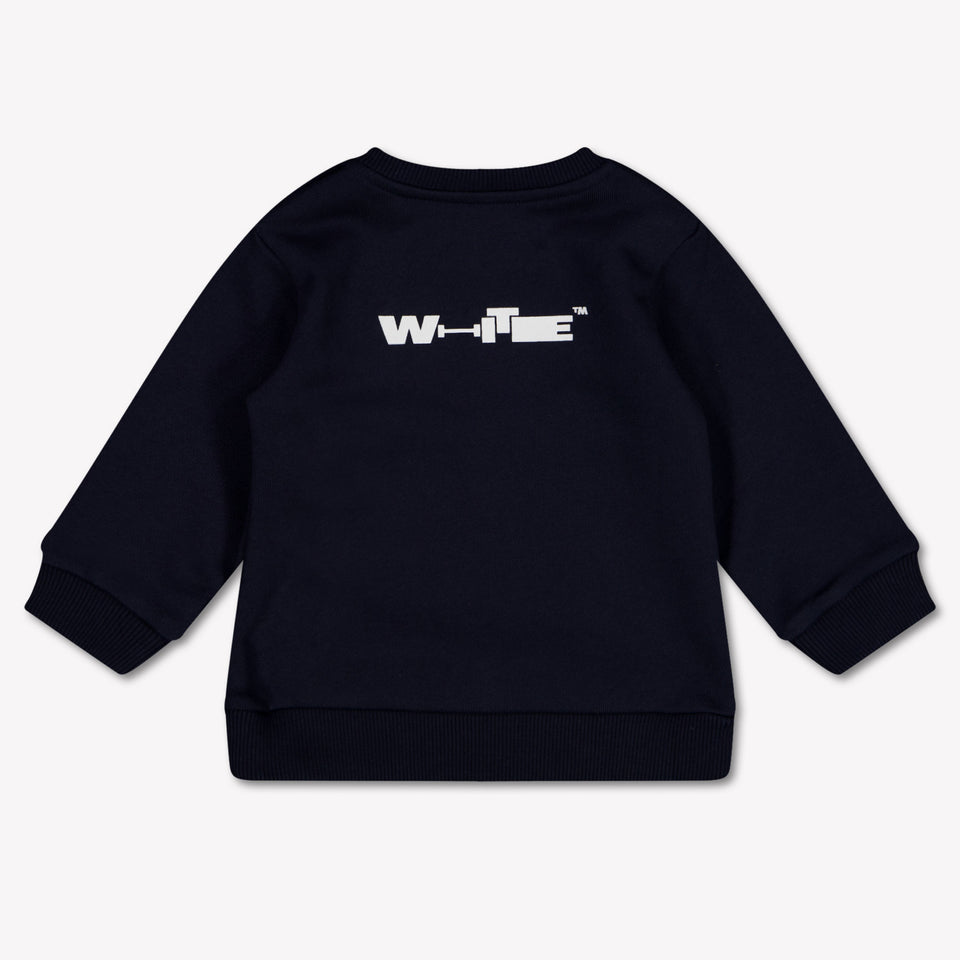 Off-White Baby Jongens Trui In Zwart