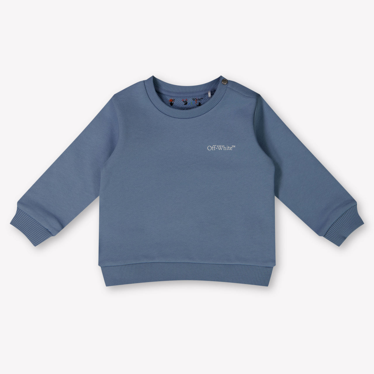 Off-White Baby Jongens Trui In Licht Blauw