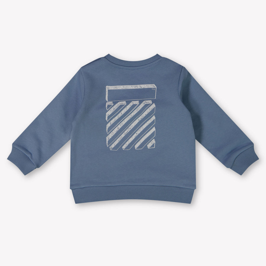 Off-White Baby Jongens Trui In Licht Blauw