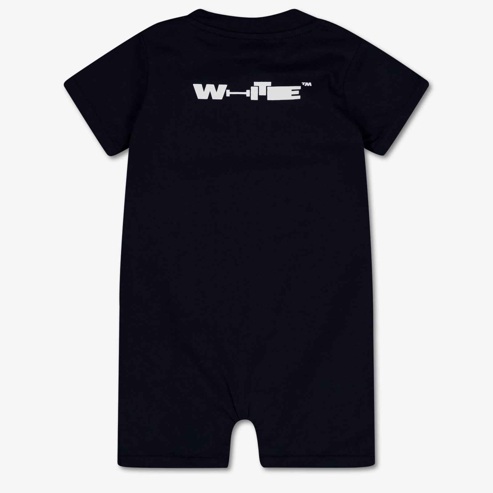 Off-White Baby Boys Playsuit In Black