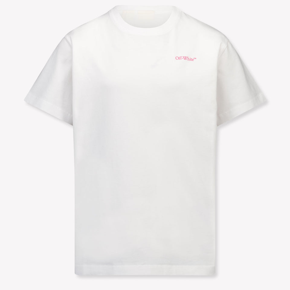 Off-White Kinder Meisjes T-Shirt In Wit