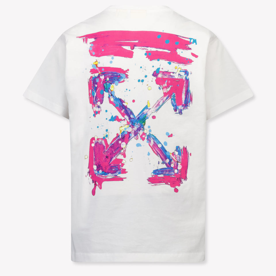 Off-White Kinder Meisjes T-Shirt In Wit