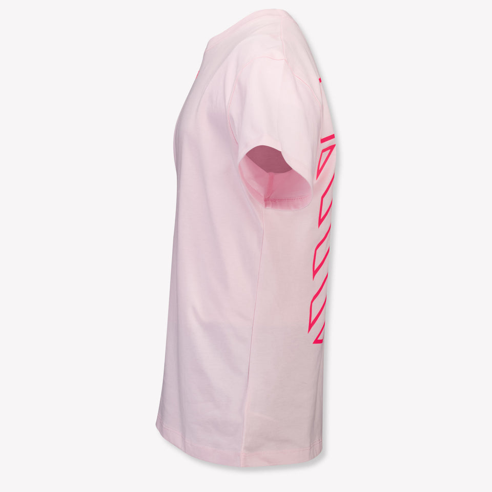 Off-White Kinder Meisjes T-Shirt In Licht Roze