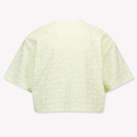 Off-White Kinder Meisjes T-Shirt In Geel