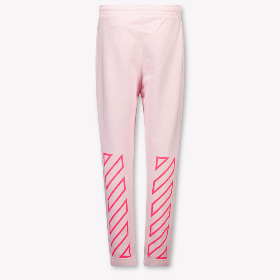 Off-White Kids Girls Pants In Light Pink