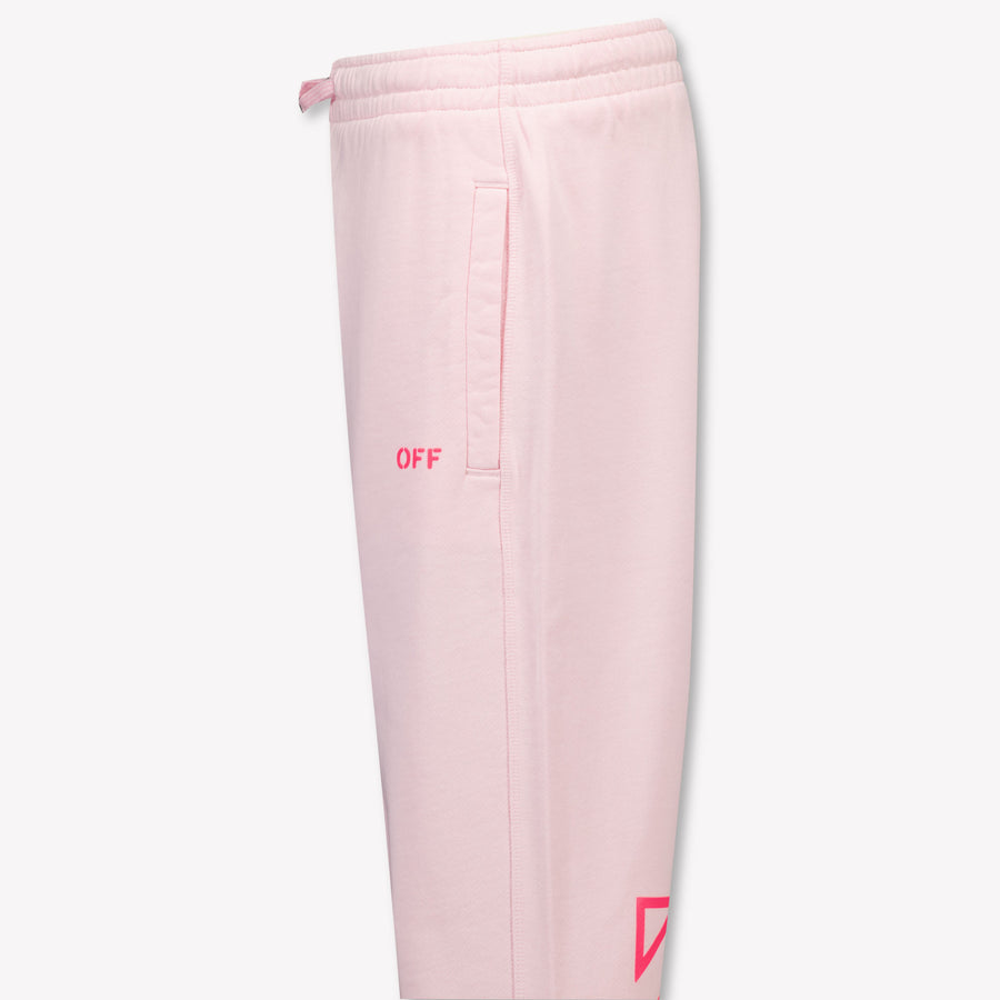 Off-White Kids Girls Pants In Light Pink