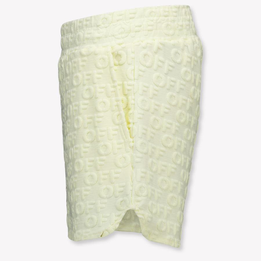 Off-White Kids Girls Pants In Yellow
