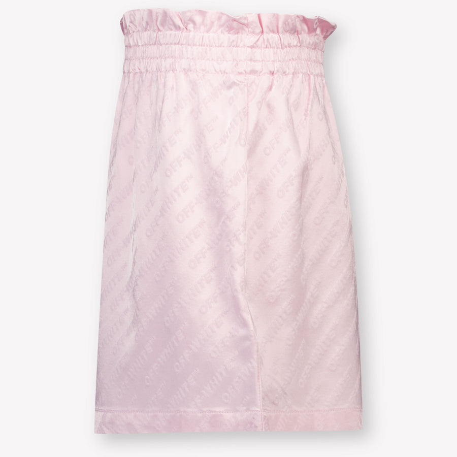 Off-White Kinder Meisjes Jurk In Licht Roze