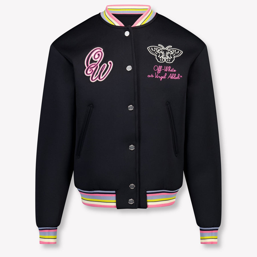 Off-White Kids Girls In between jacket Black