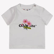 Off-White Baby Meisjes T-Shirt In Wit