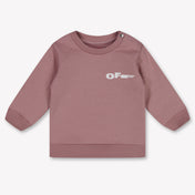 Off-White Baby Girls Sweater In Light Pink