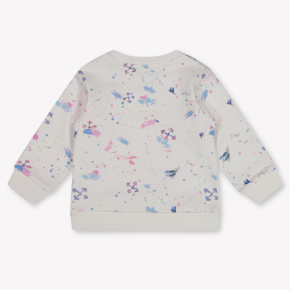 Off-White Baby Girls Sweater In White