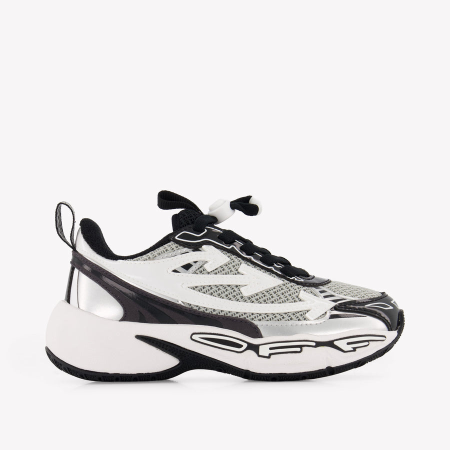 Off-White Unisex Kids Sneakers in Black